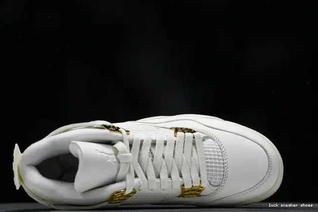 Rep LUCY Gold Metallic AQ9129-170 Jordan Retro 4 0423
